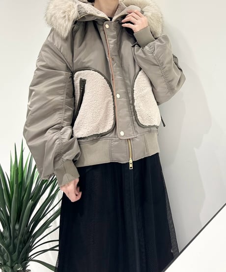 【R2603-BFB1014】 Big hoodie jacket（1680078）