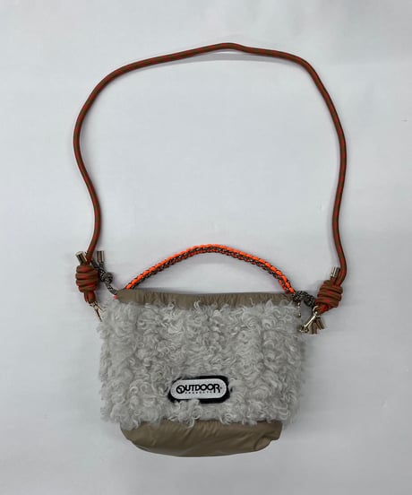 【R2603-RFQ58】 Reversible faux fur quilted bag (1741117）