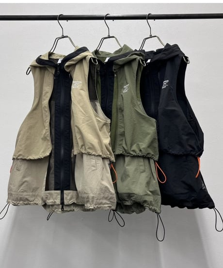 【R2603-RBK961】 Layered vest (1741100）