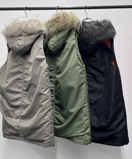 【R2603-BFV1015】 Big hoodie vest（1680079）