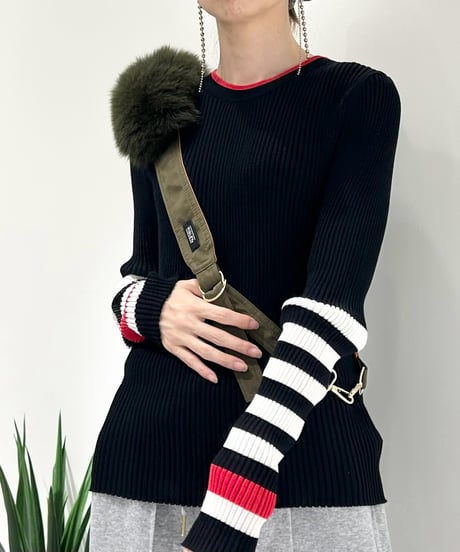 【R2603-FST1028】 Fur strap (1680081）