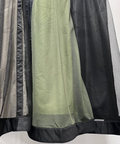 【R2603-RBK961】 Mesh skirt (1741101）