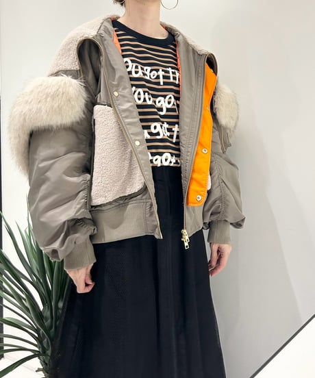 【R2603-BFB1014】 Big hoodie jacket（1680078）