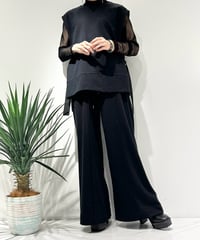 【R2603-SWP1049】 Acrylate sweat wide pants (1741134）