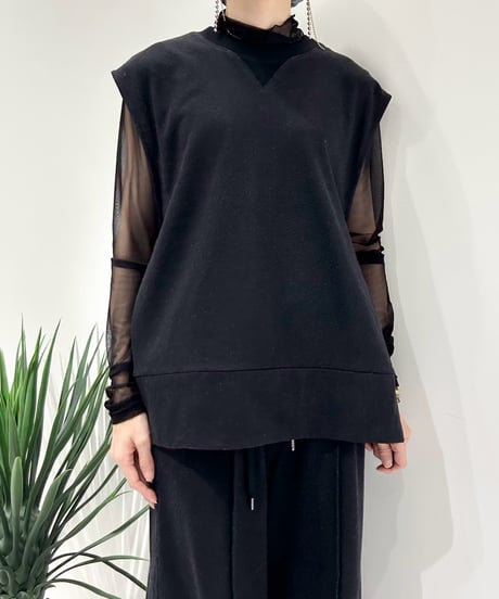 【R2603-SWV1050】 Acrylate sweat vest (1741135）