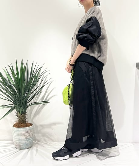 【R2603-FDB1000】  Hybrid fur blouson（1741102）