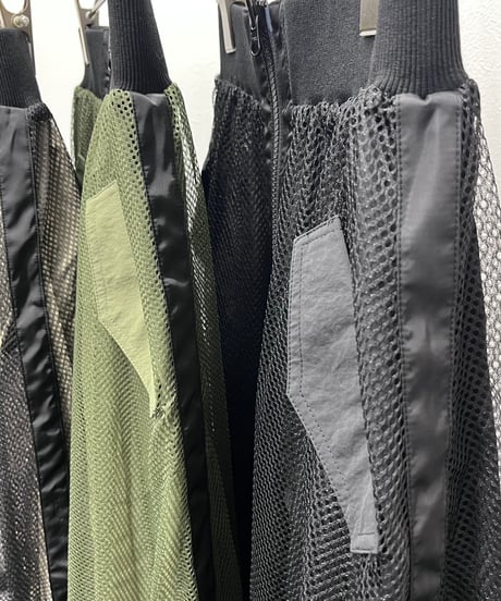 【R2603-RBK961】 Mesh skirt (1741101）