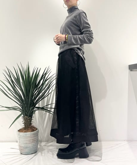 【R2603-HNK1079】 Mock neck top (1741188）