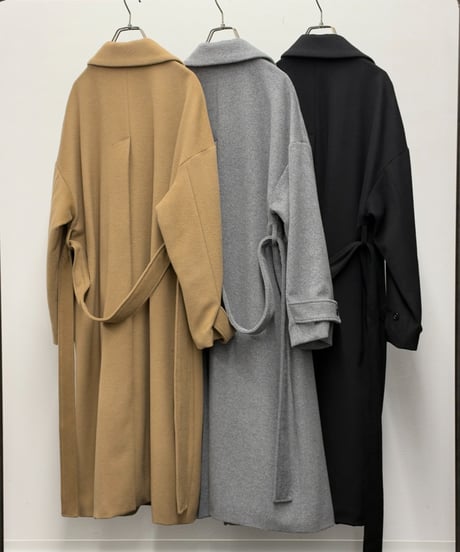【R2603-TDK1088】 Long wool chesterfield coat (1680082)