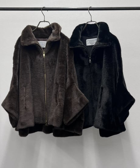 【R2603-MFP997】 Mink fur poncho（1680072）