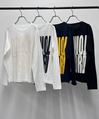 【R2603-PLT1112】 Big logo long T-shirt（1741196）