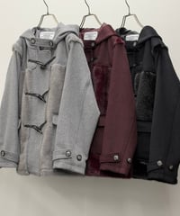 【R2603-FDK1098】 Faux fur panel duffle coat (1680083)
