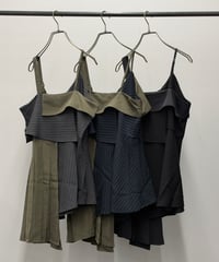 【R2603-KTY1105】 Tiered cami tunic (1741176)