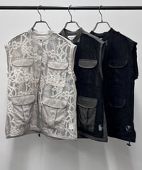 【R2603-NRJ1052】 Sleeveless lace jacket (1741136）