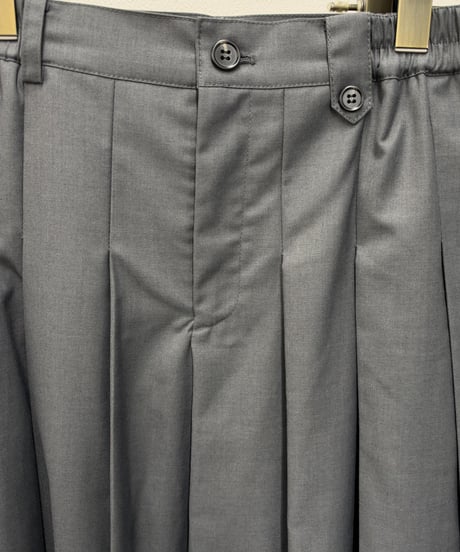 【R2603-TWS1086】 Double-waistband pleated skirt (1741163)