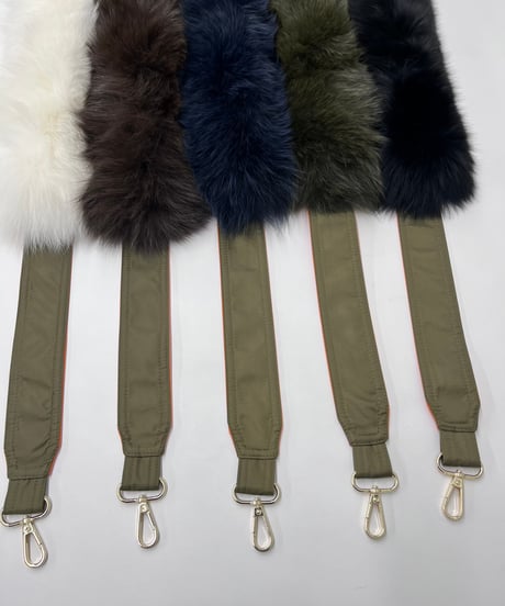 【R2603-FST1028】 Fur strap (1680081）