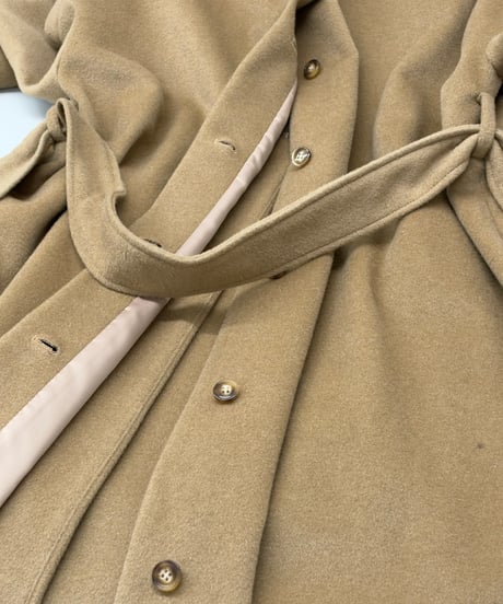 【R2603-TDK1088】 Long wool chesterfield coat (1680082)