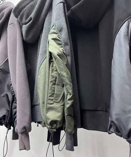【R2603-UKP1094】 Bushed fleece hoodie (1741170)