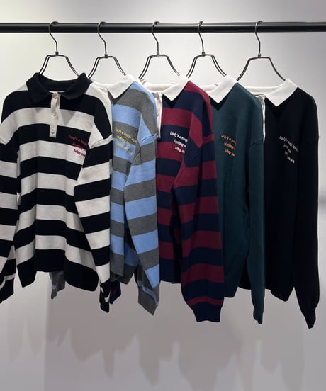 【R2603-RNT1055】 Rugby sweater (1741139）