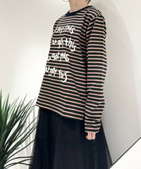【R2603-TPR1102】 Tape print long - sleeve tee（1741186）