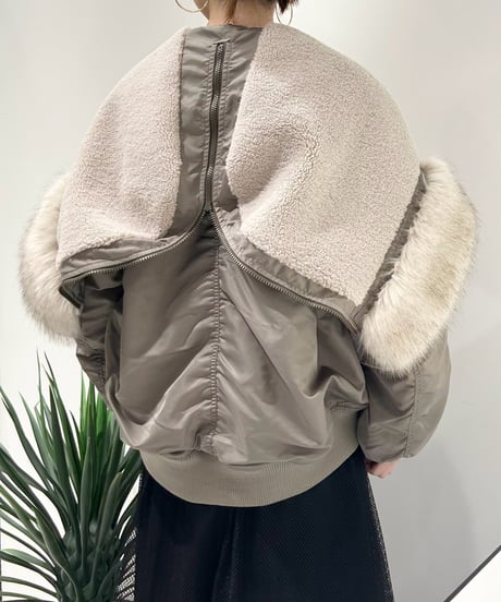 【R2603-BFB1014】 Big hoodie jacket（1680078）