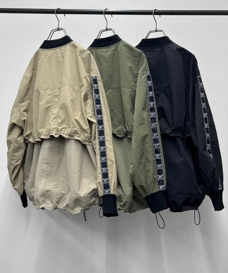 【R2603-RBK960】 Layered bomber jacket (1741099 ）