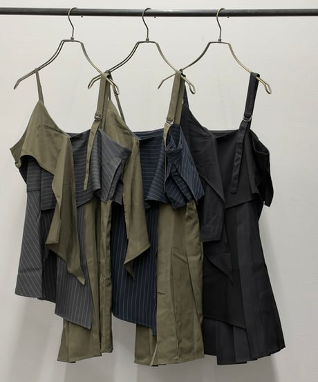 【R2603-KTY1105】 Tiered cami tunic (1741176)