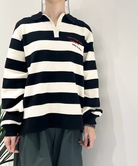 【R2603-RNT1055】 Rugby sweater (1741139）