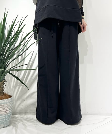 【R2603-SWP1049】 Acrylate sweat wide pants (1741134）
