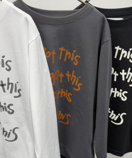 【R2603-TPR1102】 Tape print long - sleeve tee（1741186）