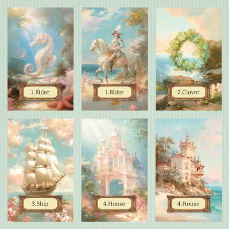 Secret Sea Lenormand【シークレットシールノルマンカード】