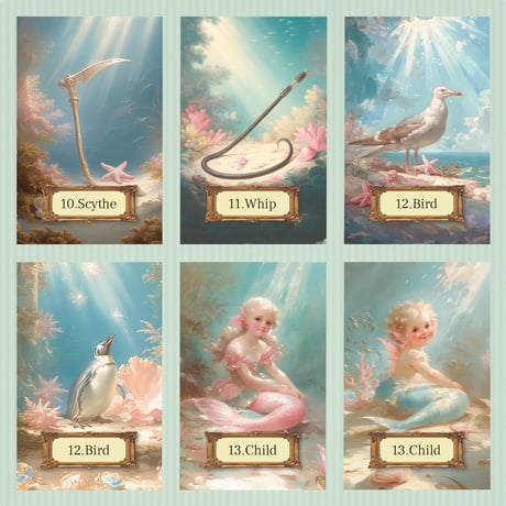 Secret Sea Lenormand【シークレットシールノルマンカード】