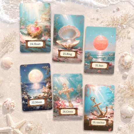 Secret Sea Lenormand【シークレットシールノルマンカード】