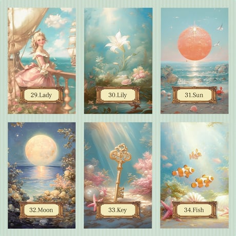 Secret Sea Lenormand【シークレットシールノルマンカード】