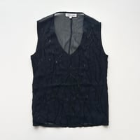 black beads designed tops