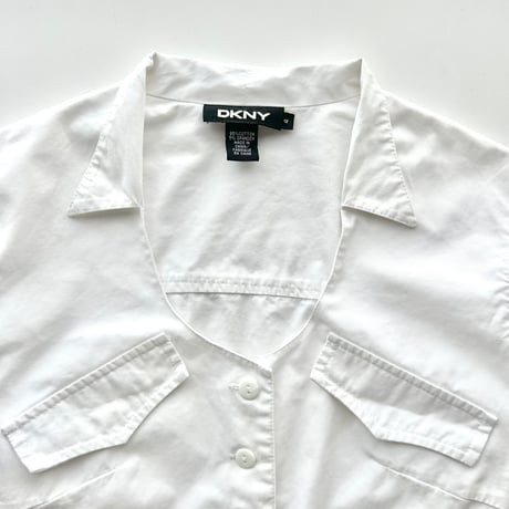 DKNY white designed jacket