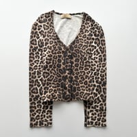 made in France / leopard cardigan