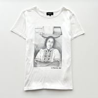A.P.C. white photo printed T-shirts