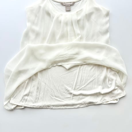 ivory chiffon camisole