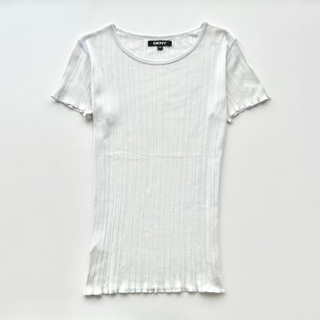 DKNY pale blue gather T-shirts