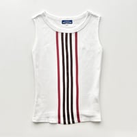 Burberry line logo tank top