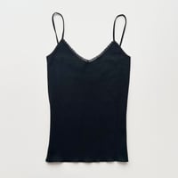 agnes b. black lace camisole