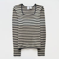 ARMANI striped pile longsleeves