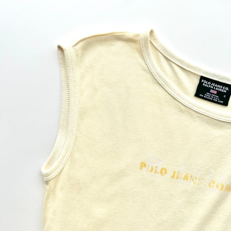 Ralph Lauren yellow logo tank top