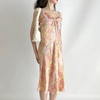 GUESS python ribbon camisole dress