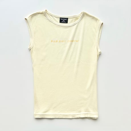 Ralph Lauren yellow logo tank top