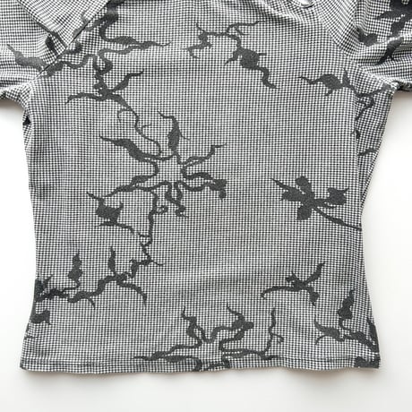 VERSACE neck whole designed tops