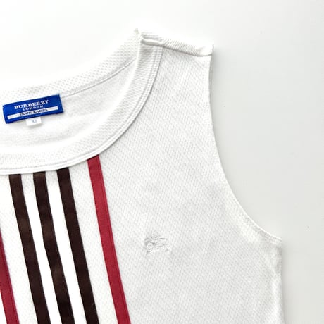 Burberry line logo tank top