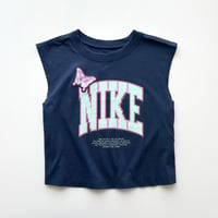 NIKE navy logo tank top