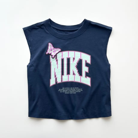 NIKE navy logo tank top